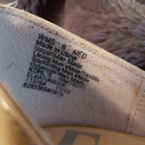 Nude Elle Peep Toe Pumps - Picture 2 of 3